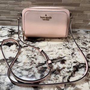 Kate Spade Staci Small Dual Zip around Cross Body Leather purse